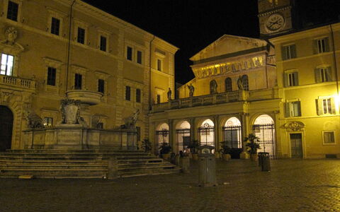Diamonds & Rust: Night, Building, Town, Architecture, Town Square, City, Sky, Evening, Facade
