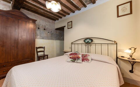 San Martino: Bedroom, Furniture, Interior Design, Bed, Ceiling, Room, Floor, Flooring, Bedding, Bed Frame
