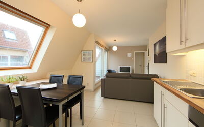 Bredene 715: Property, Furniture, Table, Window, Cabinetry, Building, Chair, Houseplant, Drawer, Wood