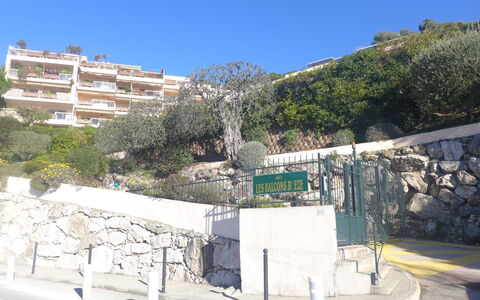 Eze 100: Property, Sky, Wall, Architecture, Mountain, Building, House, Tourism, Tree, Vacation