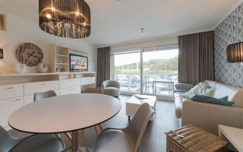 Bredene 500: Table, Furniture, Couch, Chair, Picture Frame, Building, Window, Wood, Interior Design, Curtain
