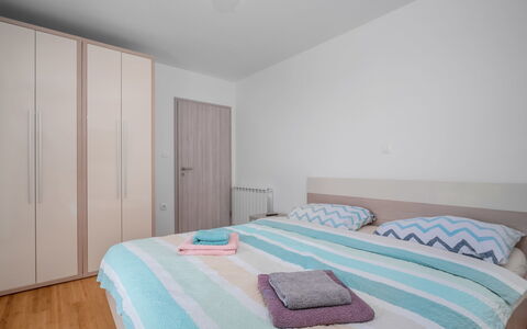 Mario 2: Bedroom, Bed, Room, Furniture, Property, Bed Sheet, Bed Frame, Bedding, Wall, Interior Design