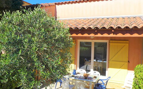 Plein Sud: Building, Plant, Furniture, Table, Chair, Sky, Window, Shade, Door, Outdoor Furniture