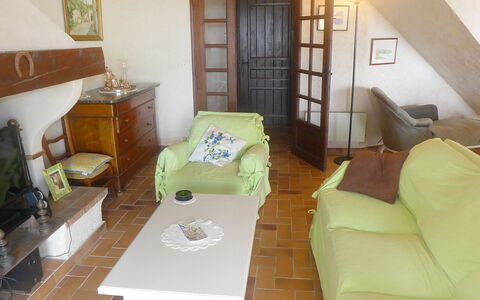 Villa Micheline: Property, Room, Furniture, Interior Design, House, Building, Floor, Living Room, Real Estate, Table