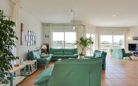 Les Pinasses: Room, Property, Green, Building, Interior Design, Furniture, House, Ceiling, Living Room, Real Estate