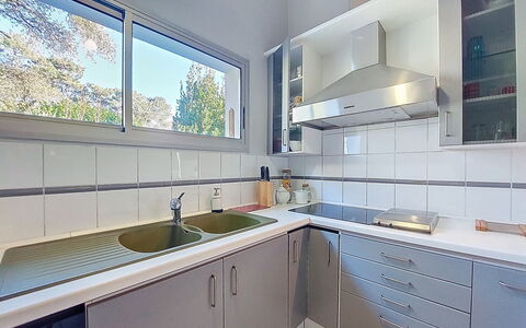 Bernadon: Kitchen, Kitchen Appliance, Countertop, Cabinetry, Major Appliance, Flooring, Interior Design, Kitchen Sink, Home Appliance, Plumbing Fixture