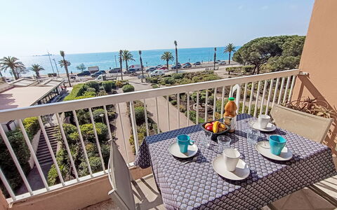 Fréjus 101: Apartment, Furniture, Residential Area, Balcony, Condominium, Chair, Shade, Resort, Coast, Hotel