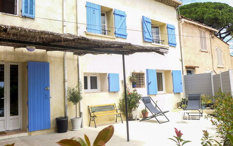 Villa Rose: Plant, Window, Building, Property, Blue, Azure, Door, Sky, House