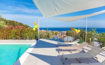 Villa Il Poggiolo Apartments - Diano Marina: Property, Sky, Vacation, Real Estate, House, Architecture, Building, Swimming Pool, Design, Shade