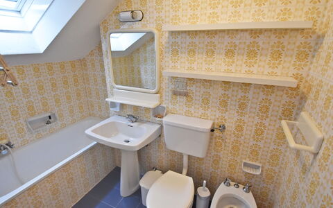 Canazei 710: Bathroom, Property, Room, Interior Design, Tile, Toilet Seat, Wall, Real Estate, Architecture, Building