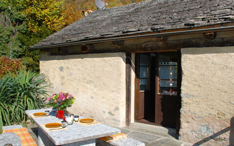 Rustico Cristallo: Cottage, Property, House, Building, Room, Rural Area, Rock, Landscape, Farmhouse, Village