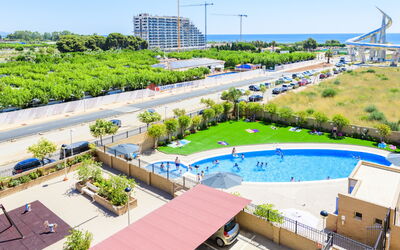 Oropesa del Mar 8: Plant, Building, Property, Sky, Water, Infrastructure, Swimming Pool, Architecture, Tree, Urban Design