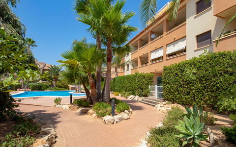 Benvinguts: Property, Real Estate, Resort, Tree, Building, Apartment, House, Palm Tree, Plant, Vacation