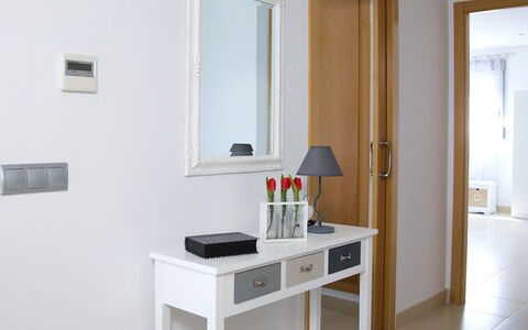 Costa Calpe: Room, Furniture, Property, Interior Design, Floor, House, Wall, Table, Building, Desk