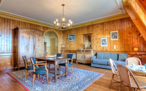 La Garde: Furniture, Table, Property, Couch, Chair, Building, Picture Frame, Interior Design, Wood, Lighting