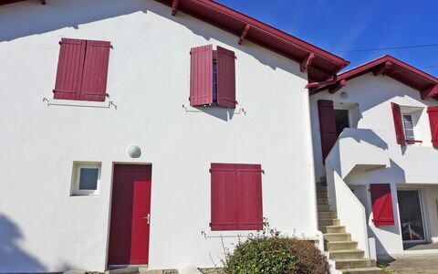 Amigorena: Property, House, Blue, Red, Home, Building, Wall, Facade, Yellow, Neighbourhood