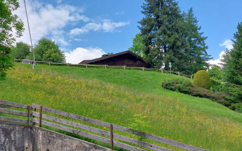 Saint-Gervais D'En Haut: Plant, Sky, Cloud, Tree, Natural Landscape, Fence, Slope, Land Lot, House, Grass