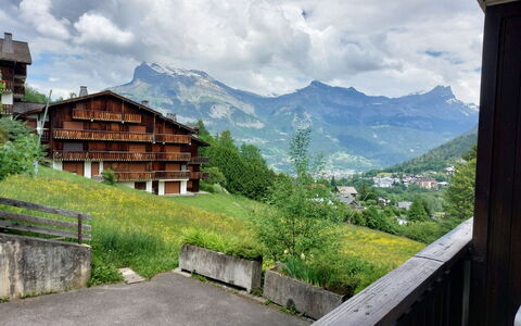 Saint-Gervais D'En Haut: Cloud, Sky, Building, Plant, Mountain, Window, Wood, Highland, House, Tree