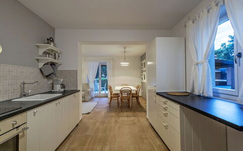Orhidea: Flooring, Interior Design, Floor, Kitchen, Wood, Ceiling, Countertop, Furniture, Wood Flooring, Cabinetry