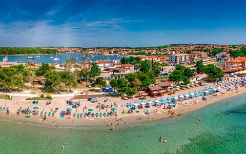 Sea: Water, Sky, Plant, Building, Azure, Natural Landscape, Tree, Body Of Water, Beach, Terrain