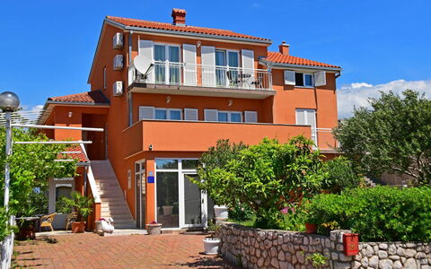 Novi Vinodolski 128: Plant, Sky, Building, Window, Tree, Urban Design, Neighbourhood, House, Residential Area, Condominium