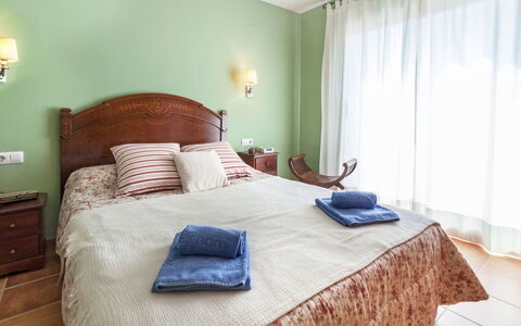 Villa Esther: Bedroom, Furniture, Bed, Room, Property, Bed Sheet, Interior Design, Bed Frame, Bedding, Mattress