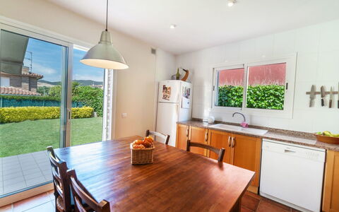 Villa Esther: Room, Property, Furniture, Interior Design, Real Estate, Building, Kitchen, Floor, Ceiling, Wood Flooring