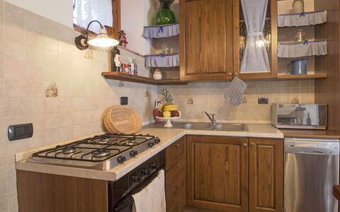Cortona 190: Countertop, Furniture, Cabinetry, Kitchen, Room, Property, Building, Interior Design, Floor, Wood Stain