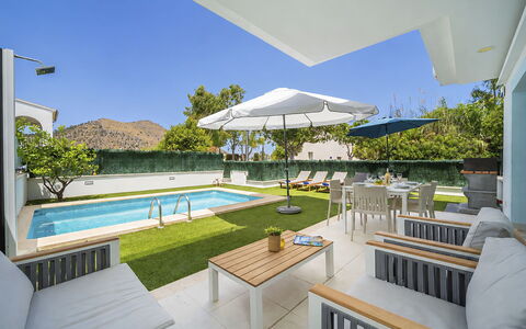 Teresa Beach 1: Swimming Pool, Home, Furniture, Resort, Outdoor Furniture, Shade, Landscaping, Estate, Chair, Garden