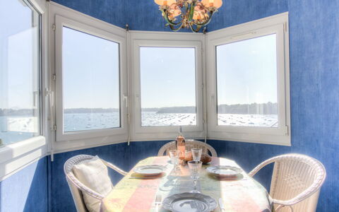 Le Beauvoir Rose: Table, Furniture, Property, Window, Tableware, Light, Building, Azure, Chair, Interior Design