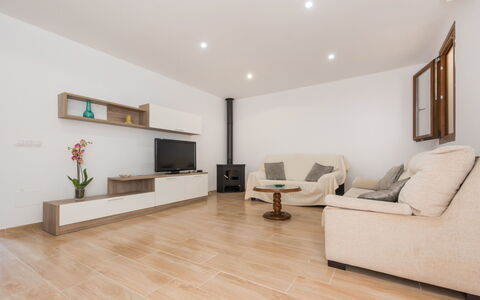 Sa Lluna: Room, Property, Floor, Interior Design, Furniture, Living Room, Wood Flooring, Laminate Flooring, Hardwood, Real Estate