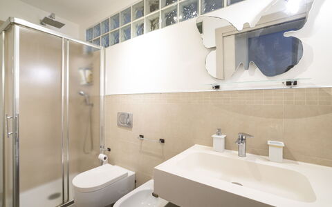 Decameron House: Mirror, Tap, Plumbing Fixture, Sink, Bathroom Sink, Property, Bathroom, Interior Design, Architecture