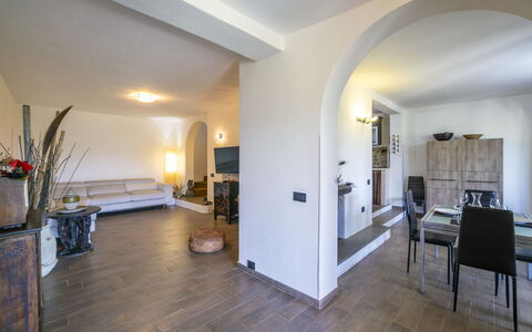 Decameron House: Building, Houseplant, Plant, Wood, Hall, Lighting, Interior Design, Door, Living Room, Floor