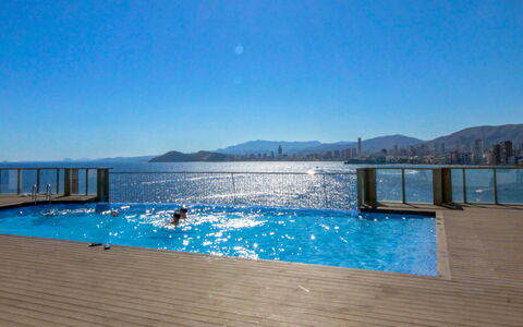 Gemelos 28: Swimming Pool, Blue, Sky, Water, Natural Landscape, Property, Azure, Aqua, Sea, Architecture