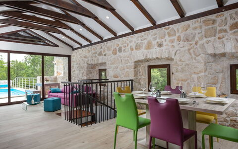 Villa Matija: Property, Building, Room, Interior Design, Ceiling, Furniture, Wall, House, Real Estate, Architecture