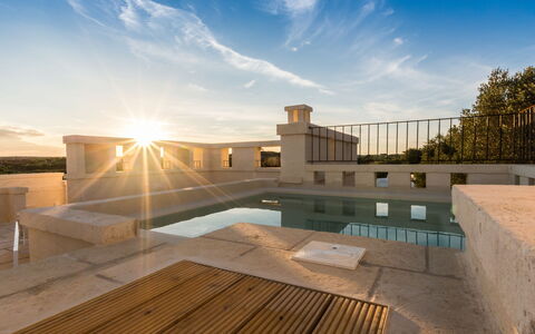 La Residenza - Corte dei Messapi: Sky, Property, Architecture, Swimming Pool, House, Home, Real Estate, Building, Water, Roof
