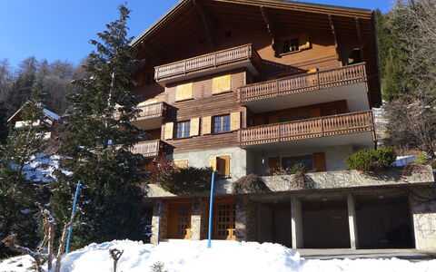 La Tour D'Antheme: Property, House, Winter, Building, Home, Architecture, Real Estate, Snow, Apartment, Facade
