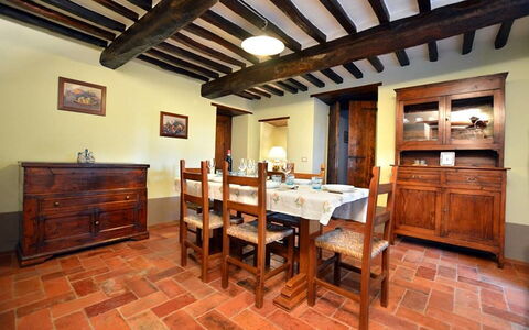 Villa Il Borgo: Property, Room, Building, Furniture, Interior Design, Real Estate, House, Floor, Ceiling, Beam