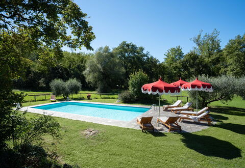 Villa Marina: Plant, Water, Sky, Swimming Pool, Shade, Umbrella, Tree, Building, Outdoor Furniture, Chair