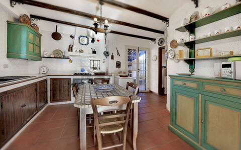 Villa Palma: Property, Room, Building, Furniture, Interior Design, Kitchen, Ceiling, House, Cabinetry, Real Estate