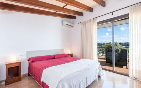Ses Vistes: Bedroom, Bed, Furniture, Room, Property, Ceiling, Building, Bed Sheet, Interior Design, Bed Frame