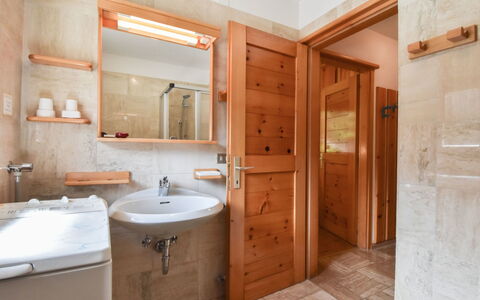 Canazei 540: Bathroom, Room, Property, Bathroom Cabinet, Interior Design, Building, Furniture, Tile, Real Estate, Bathroom Accessory