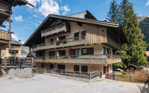 Canazei 540: Apartment, Balcony, Parking, Siding, Lumber, Log Cabin