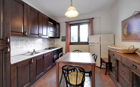Villa Dell'ulivo: Countertop, Room, Property, Furniture, Kitchen, Cabinetry, Building, Interior Design, Floor, Real Estate