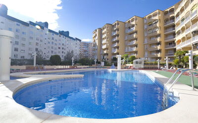 Calpe Calp 881: Water, Building, Sky, Daytime, Property, Window, Azure, Swimming Pool, Cloud, Plant