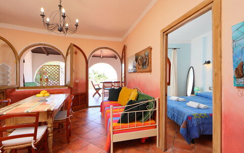 Isola Rossa 700: Room, Furniture, Property, Building, Interior Design, Bedroom, Bed, Ceiling, Real Estate, Floor