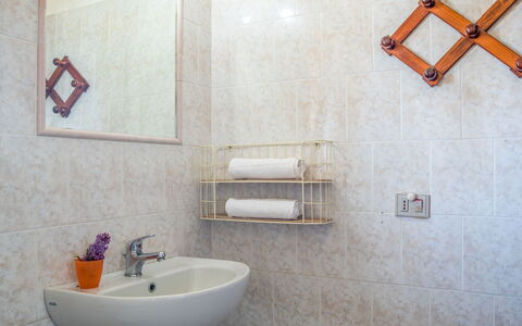Flamingo: Mirror, Tap, Plumbing Fixture, Bathroom Sink, Property, Sink, Bathroom, Azure, Purple, Interior Design