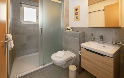 Chalet Reinhysi: Flooring, Interior Design, Plumbing Fixture, Floor, Wood, Bathroom, Sink, Ceiling, Tap, Bathroom Sink