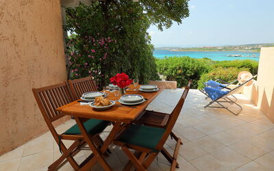 Vista Mare 3 (Goa613) 730.3: Furniture, Plant, Table, Property, Chair, Water, Outdoor Table, Azure, Outdoor Furniture, Shade