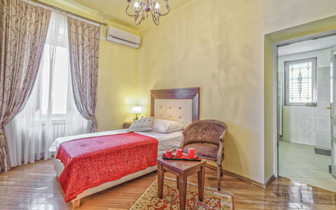 Maria: Room, Bedroom, Furniture, Property, Interior Design, Bed, Floor, Curtain, Bed Sheet, Bed Frame